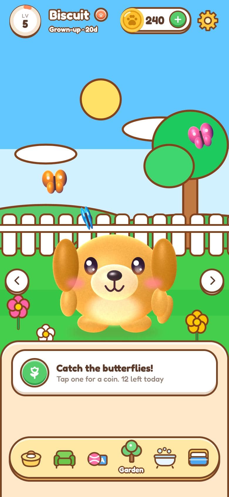 Virtual dog: raise a happy puppy