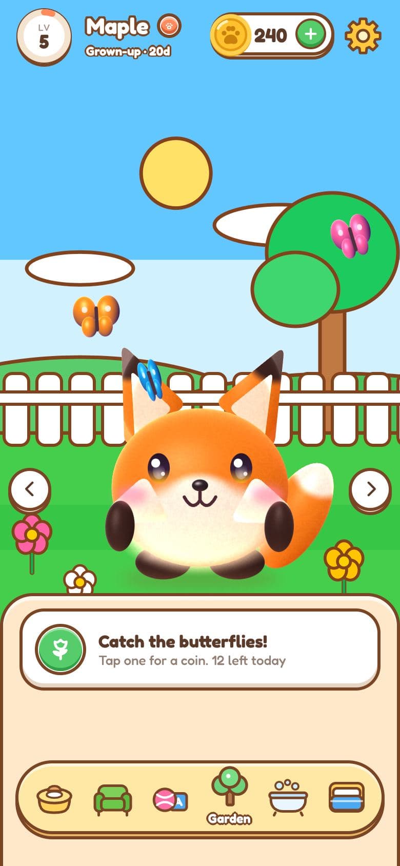 Virtual fox: clever, playful and very fluffy