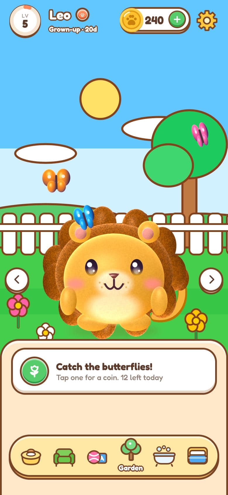 Virtual lion: brave, proud and a secret softie